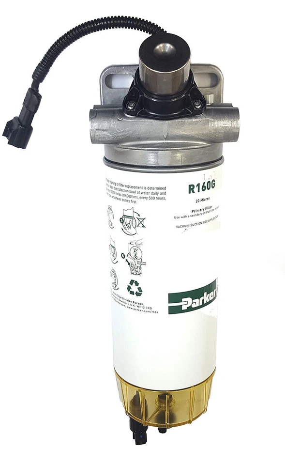 PARKER RACOR FUEL FILTER / WATER SEPARATOR ASSEMBLY WITH WIF WATER SENSOR AND... - Image 1 of 1