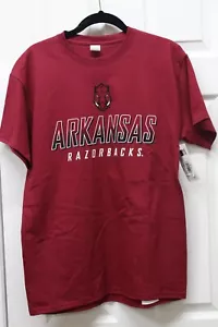 Hanes Womens Arkansas Razorbacks Short SleeveT-Shirt-Red-Small-NWT-41236563S - Picture 1 of 2