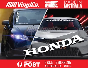 HONDA | Car Windshield Banner Honda Civic JDM Vinyl Sticker Decal - Picture 1 of 6