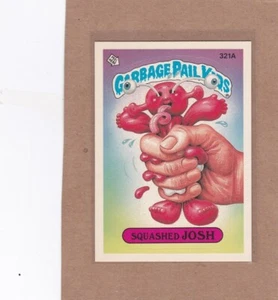 1987 Topps Garbage Pail Kids Squashed Josh #321A NMMT or Better *A20803 - Bild 1 von 1
