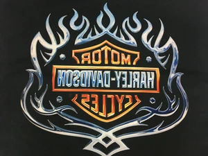 Harley Davidson 20x20 Kissenbezug - falsch bedrucktes Logo - Bild 1 von 6
