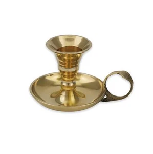 Mini soporte para velas con anillo para dedos y bandeja de goteo - Imagen 1 de 3