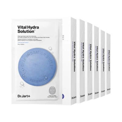 ( Pack of 6 ) Dr.Jart+ Water Jet Vital Hydra Solution Mask ~ 8-18 Days Arrive !! - Image 1 of 4