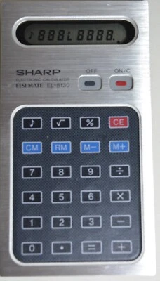 SHARP EL-8130 VINTAGE CALCULATOR. READ DESCRIPTION - Imagen 1 de 4
