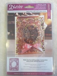 Die'sire 'Create-a-Card' Classic Floral Frame Metal Die by Crafter's Companion 
