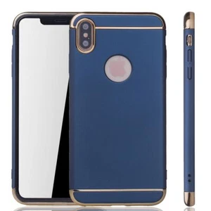 Apple IPHONE Xs Max Custodia Cover per Cellulare Protettiva Bumper - Blu - Foto 1 di 4