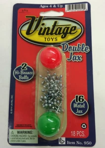 Double Jax klassisches Spielzeug mit zwei Kugeln Buben Spiel - ab 3 Jahren - Bild 1 von 2