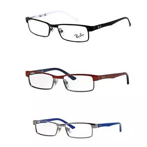Monturas de gafas con borde de metal rojo para niños Ray-Ban RB1032-4016 47 mm $100 NUEVO - Imagen 1 de 1
