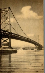 Postal de colección - El puente del río Delaware, DE - Imagen 1 de 2