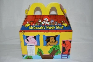 RARE 1998 TY Mcdonald's Teenie Beanie Babies Cardboard Club House with Beanies - Picture 1 of 9