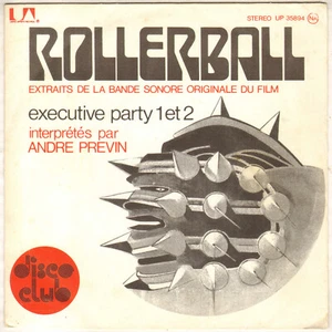 ANDRE PREVIN "ROLLERBALL" B.O. FILM FUNK SP 1975 UNITED ARTISTS 35894 - Picture 1 of 4
