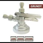 GRUNDY Keg Connector with Gas Inlet & Beer Outlet fittings - NEW