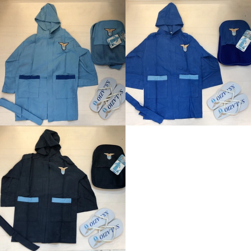 2560/382 SS LAZIO ACCAPPATOIO AMISTAD MICROFIBRA + INFRADITO ZAINETTO BAMBINO