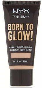 NYX PROFESSIONAL Makeup Born To Glow Naturally Radiant Foundation Light 1,01 Fl - Bild 1 von 3