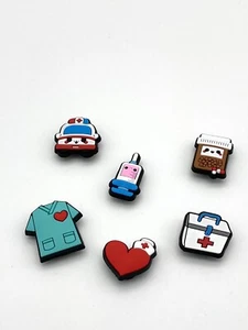 Shoe Charms - Medical Theme 6-piece - Picture 1 of 3