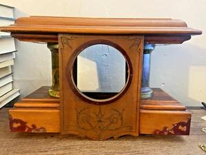 Antique Seth Thomas Adamante Mantle Clock Wooden Casing Housing Parts Only - Picture 1 of 9