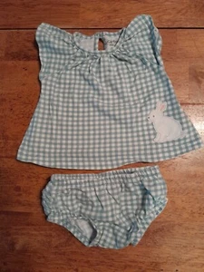 Carters Baby Mädchen 2-teiliges Set Größe 0 ~ 3 Monate leicht getragen - Bild 1 von 6