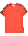 Adidas Boys Climalite T-Shirt Top 11-12 Years  Red Cotton Ao71