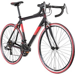 Rennrad Straßenrad 700c 28Zoll Fahrrad 14s Galano Giro d'Italia sw rot 53cm - Bild 1 von 8
