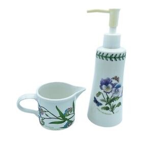 Portmeirion Botanic Garden Lotion/Soap Dispenser and Cup