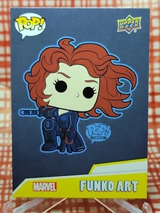 2023 Upper Deck Funko Infinity Saga Marvel Funko ART # AF-4 Black Widow - Picture 1 of 1