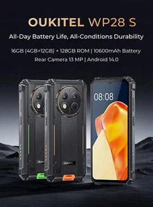 Oukitel WP28S Rugged Smartphone 10600mAH 4GB+64GB/128GB 6.52"13MP Android14 - Picture 1 of 13