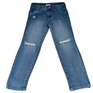 RSQ Distressed Girlfriend Denim Jeans GIRLS SIZE: 8 - Picture 1 of 11