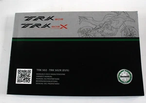 Original 2020 Benelli TRK502 / TRK502 X / EU5 verschiedene Sprachen Bedienungsanleitung - Bild 1 von 12