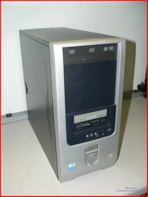 HP Pentium D System - PS/2, LPT1 Printer, Floppy, SD, USB, Firewire, DVI, HDMI,  - Image 1 of 4