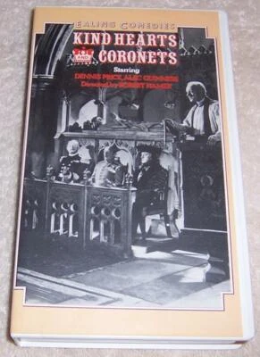 Kind Hearts and Coronets VHS Video Ealing Comedies Dennis Price Alec Guinness - Image 1 of 2