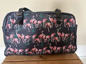 Disaster Designs Flamingo/Marineblau Nachttasche - Bild 1 von 6