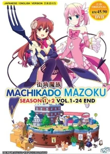 Anime DVD Machikado Mazoku Season 1+2 (Vol.1-24 End) English Version + Free Ship - Foto 1 di 3