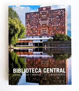 BIBLIOTECA CENTRAL mit JUAN O'GORMAN'S MARKANTEM MOSAIK WANDBILD Mexiko 1/1000 - Bild 1 von 12