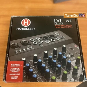 Harbinger LV8 8-Channel Analog Mixer with Bluetooth - Picture 1 of 5