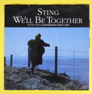 STING VINTAGE 1987 A&M 45 IN RARE PICTURE SLEEVE THE POLICE WE'LL BE TOGETHER - Picture 1 of 2