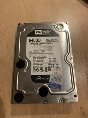 Festplatte 640GB Western Digital WD Black WD6401AALS SATA - Bild 1 von 2