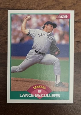 1989 Score Rookie & Traded Lance McCullers #63T New York Yankees - Image 1 of 2
