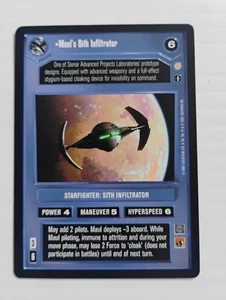 STAR WARS CCG MAUL'S SITH INFILTRATOR CORUSCANT - Bild 1 von 2