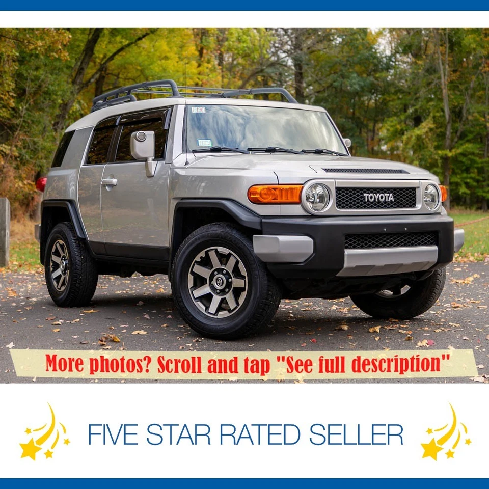 2007 Toyota FJ Cruiser 4x4 Diff Lock A-TRAC 84k mi Park Assist CARFAX WE SHIP! - Image 1 of 4