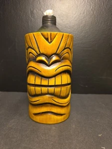 Tiki Man Totem Torch Table Top Fire Burner w/Canister & Wick Mountable - Picture 1 of 13