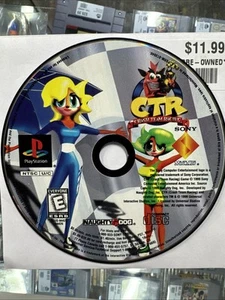CTR: Crash Team Racing Sony PlayStation 1 PS1 disco solo probado *ENVÍO RÁPIDO* - Imagen 1 de 2