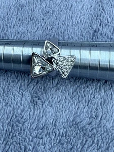 Swarovski Dreieck Kristall Ring mit Schwan Logo Größe 7,5 - Bild 1 von 9