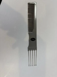 Vintage Goody Haarlifting Pick Kamm grau 8" lang Kunststoff - Bild 1 von 3