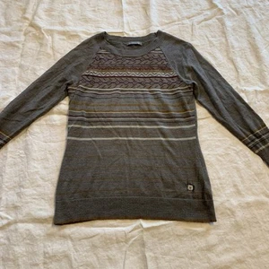 Womens Smartwool Wool Blend Sweater Light Size S Brown - Picture 1 of 16
