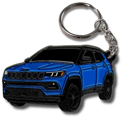 JEEP Compass Keychain – Officially Licensed – Jeep Accessories Gifts Merchandise - Image 1 of 4