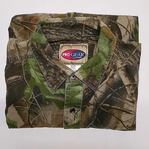🏹 Wrangler ProGear long sleeves camo Men’s XXL 28x30 Realtree Hardwood Chamois  - Picture 1 of 11
