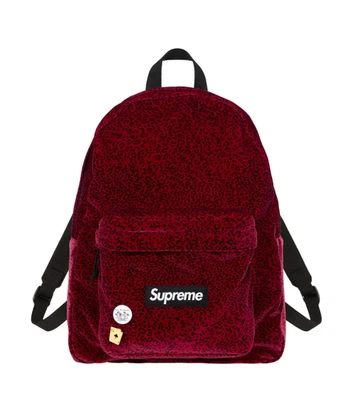 Mochila Supreme Velvet - Leopardo Rojo - FW25 Foto 1 de 4