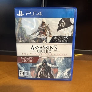 GEBRAUCHTES Assassin's Creed 4 + Rogue Remastered Doppelpack - PS4 Japanische Version USA - Bild 1 von 4