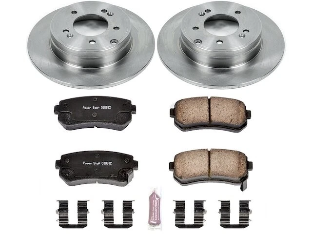 Kit de pastillas de freno trasero y rotor para Kia Cadenza 2015 2014-2016 PC367PH Foto 1 de 1