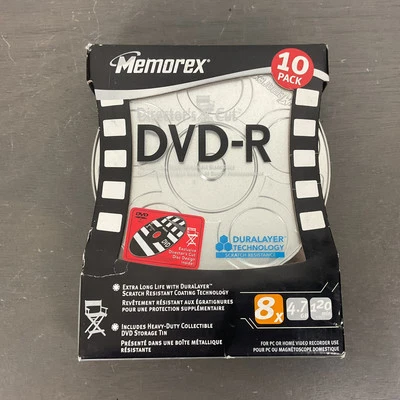 Memorex Directors Cut DVD+R 8x 4.7GB 120min Video 10 Pack (Sealed) - Image 1 of 4